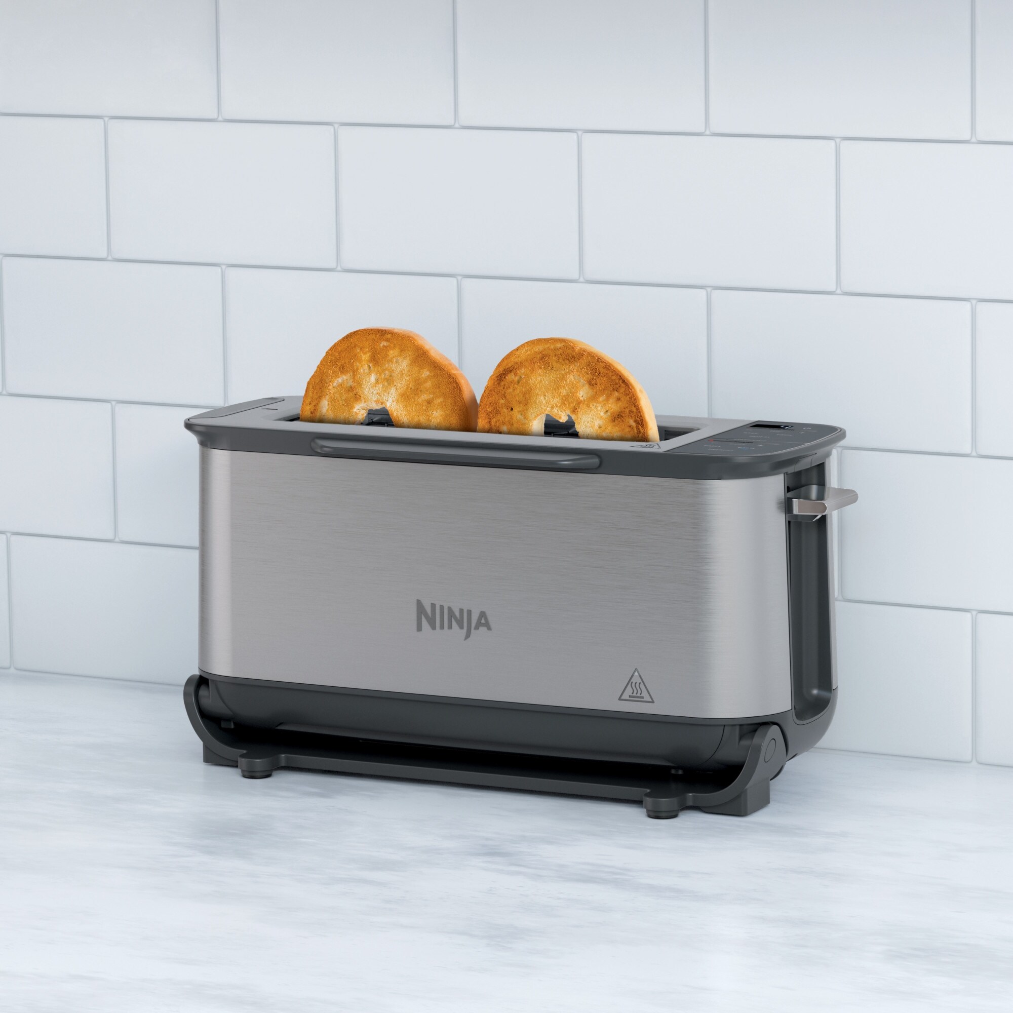 Ninja Ninja Foodi 2-In-1 Flip Toaster in Stainless Steel