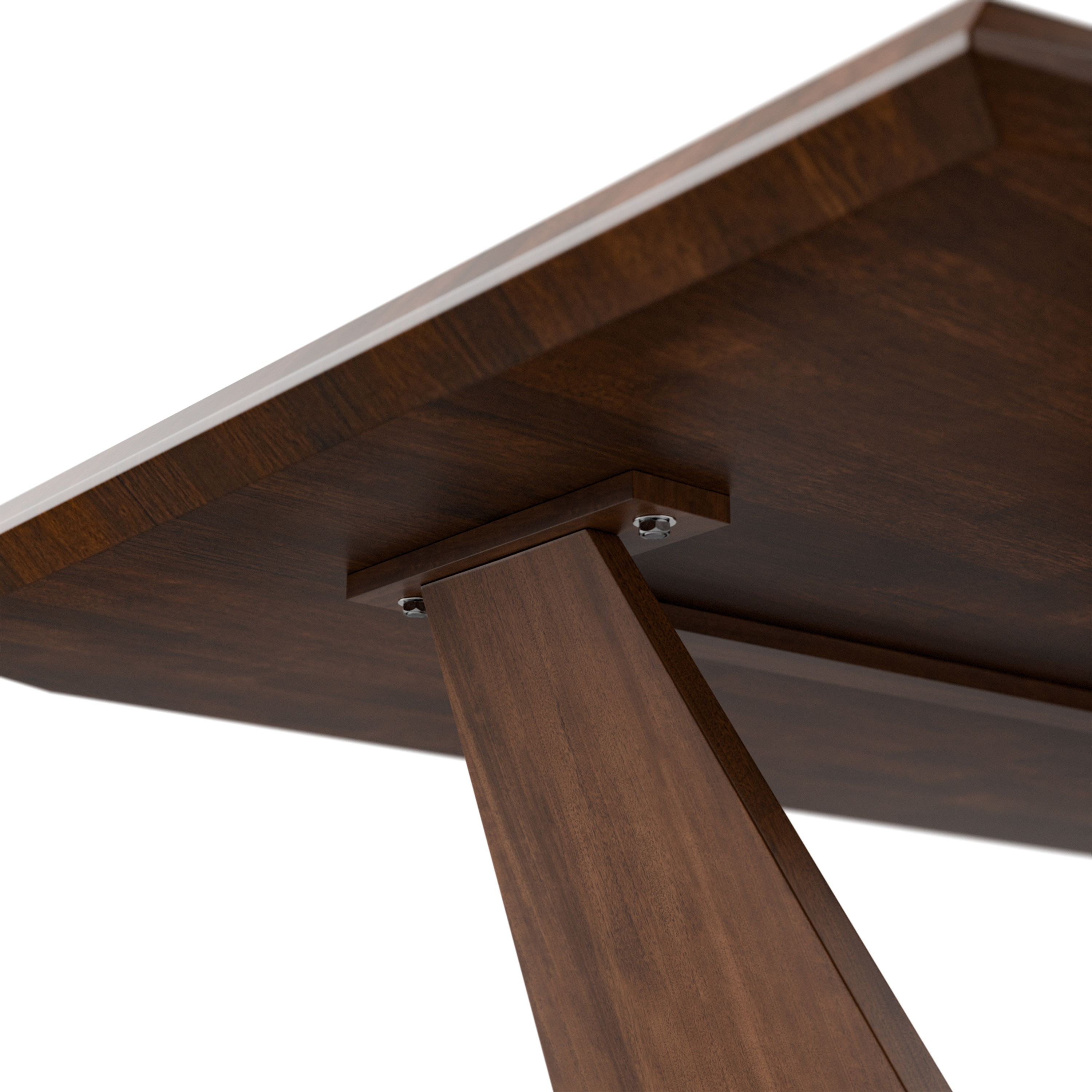 Furniture of America Abigail III Mid-Century Modern Walnut