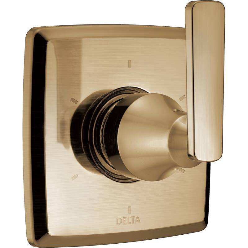 Delta Ashlyn Six Function Diverter Valve Trim Less Rough-In Valve - - Champagne Bronze