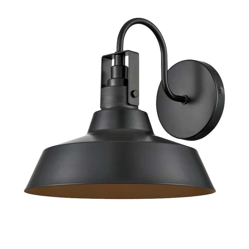 Millennium Lighting Axell 1 Light Outdoor Wall Sconce in Powder Coat Black