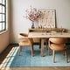 preview thumbnail 1 of 11, Padma Lakshmi Ombre Hand Loomed Gradient Wool Rug Blue - 2' 6" x 6' - Runner