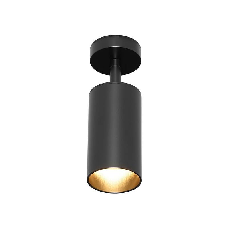 Modern Brass 1-Light Ceiling Spotlight - Adjustable