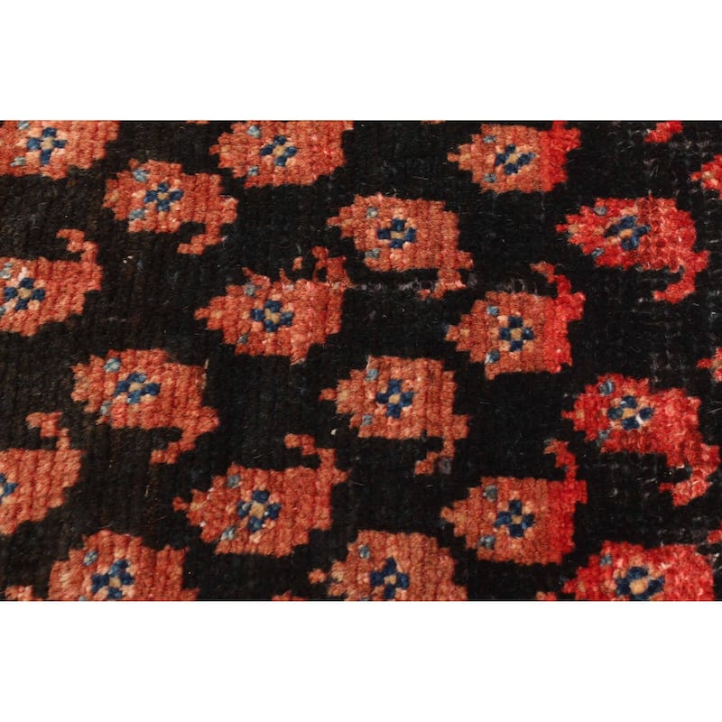 ECARPETGALLERY Hand-knotted Andelz Dark Brown Wool Rug - 2'11 x 4'8