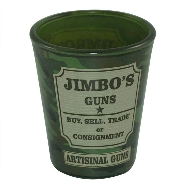 South Park Jimbo's Guns 1.5oz Camo Shot Glass - Green
