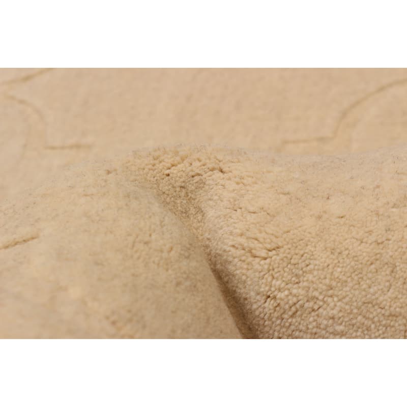 Kashkuli Gabbeh Cream Rug 8'1" x 11'1" - 8'1 x 11'1