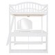 preview thumbnail 12 of 52, Solid Wood Loft Bed with Bulit-in U-shaped Desk and 2 Drawers, Full Size Loft Bedframe with Storage Shelves and Tri-fold Mirror