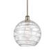 Option Clear Deco Swirl / Antique Brass
