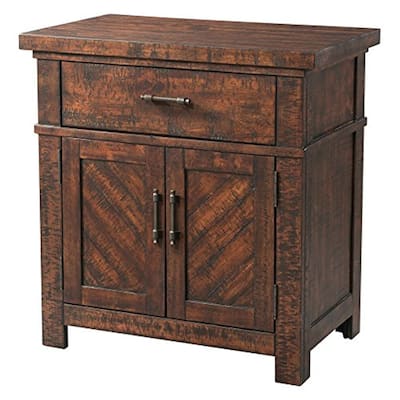 Nightstand 1 Drawer Bedside Table Modern Bedroom Furniture Storage Cabinet