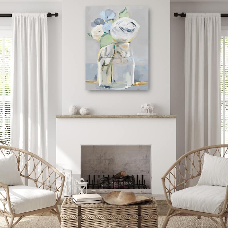 Petite Fleurs I By Studio Arts Canvas Art Print