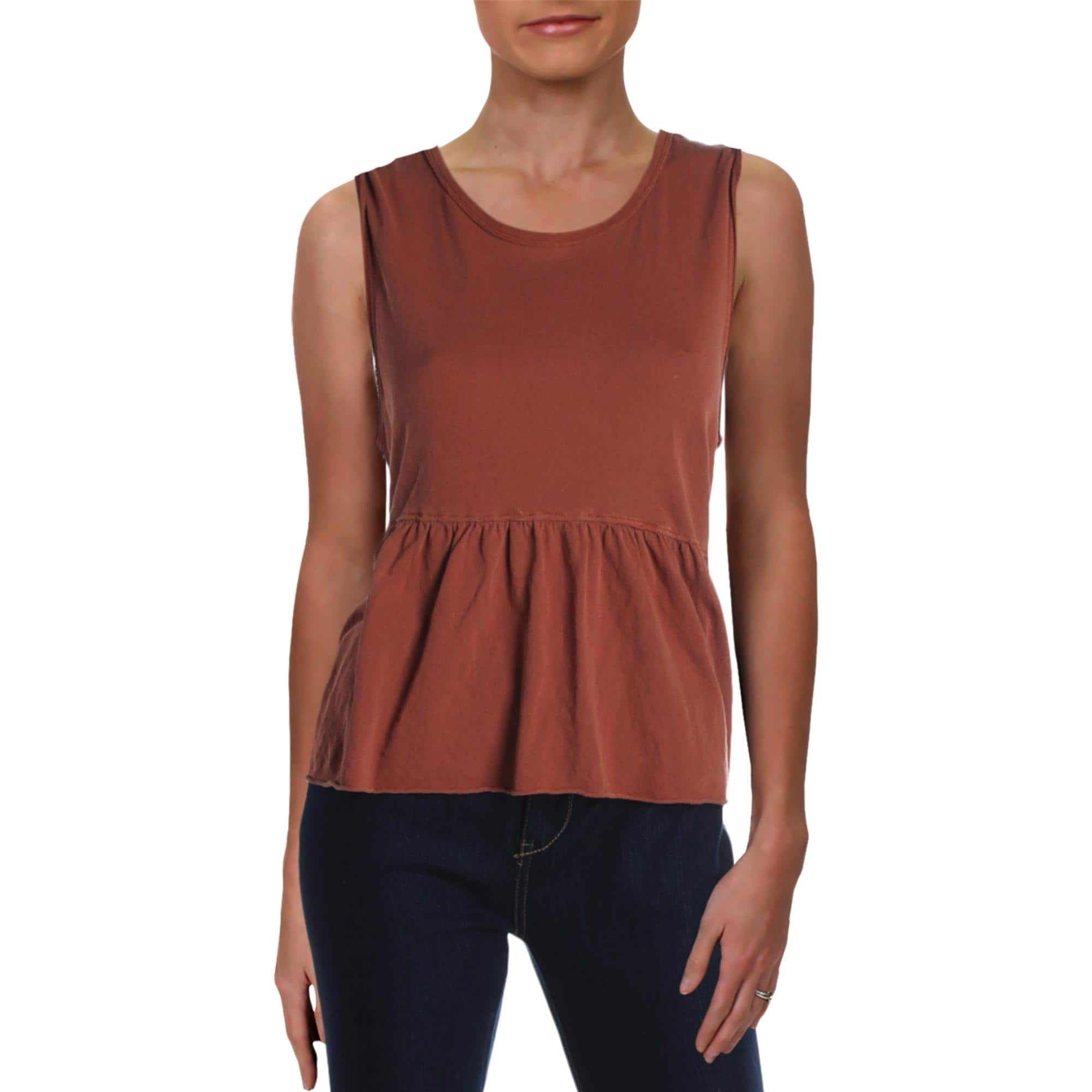 peplum tank top