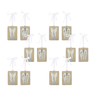 Metal Angel Ornament (Set of 12)