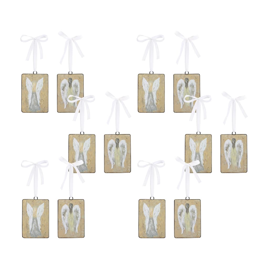 Metal Angel Ornament (Set of 12)