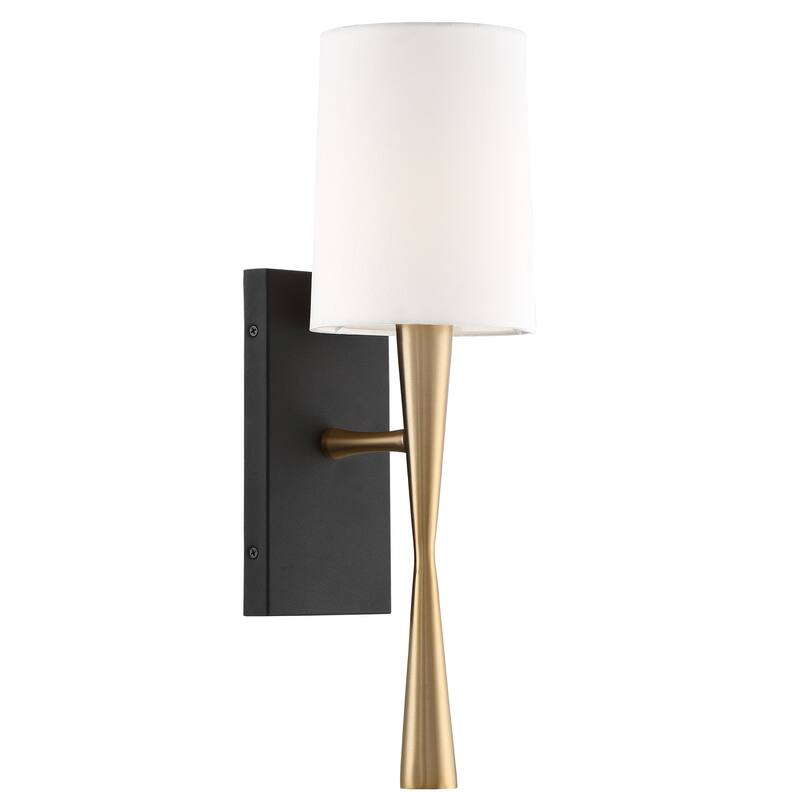 Crystorama Lighting Group Trenton Single Light 19" Tall Wall Sconce