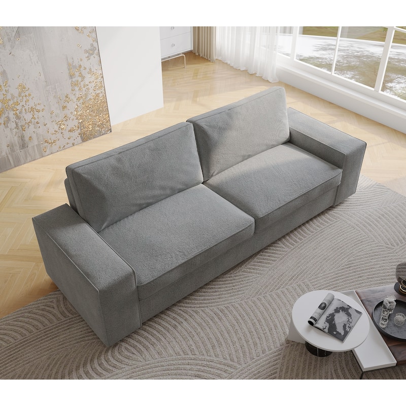 80" Modern Loveseat Couch 3 Seater Sofa