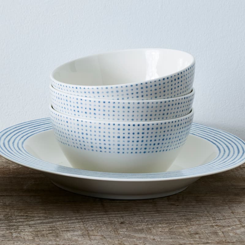 Noritake Hammock Set Of 4 All Purpose Bowls, 6"