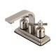 preview thumbnail 3 of 2, Millennium 4 in. Centerset Bathroom Faucet Brushed Nickel