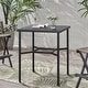 preview thumbnail 2 of 26, MAISON ARTS 3/5-Piece Patio Bar Stool Set of Metal Coffee Table & Textilene Swivel High Bar Stools