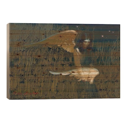 Hope Print On Wood by Victor Nizovtsev - Multi-Color