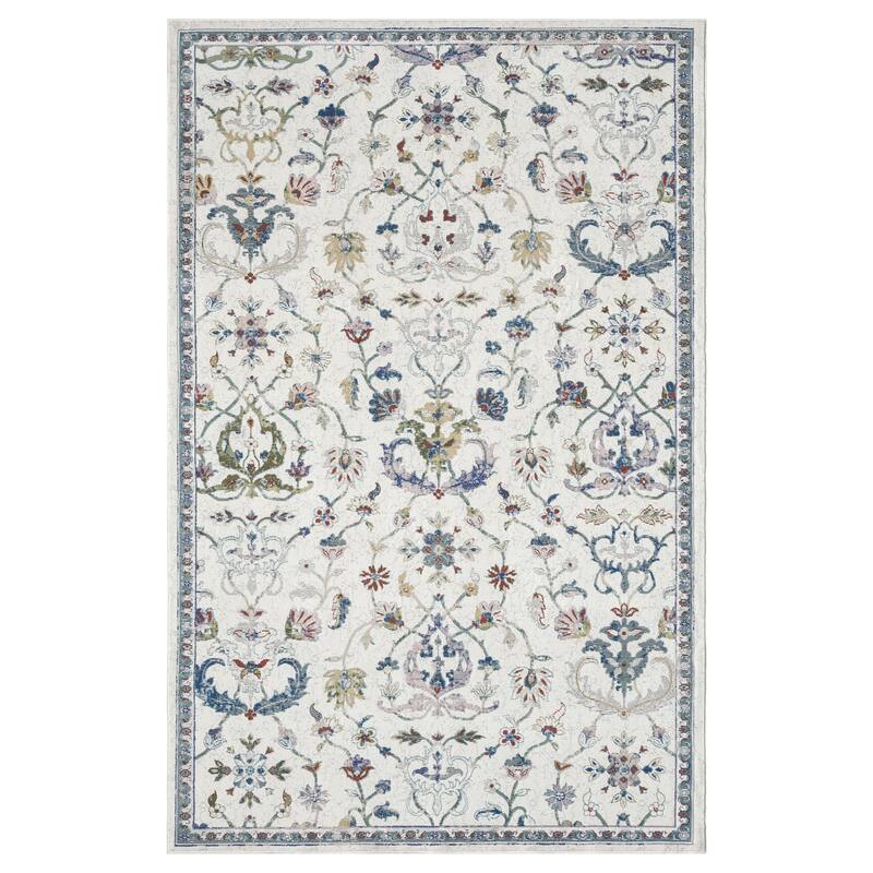 Sevita Floral Garden Multicolor Oriental Rug