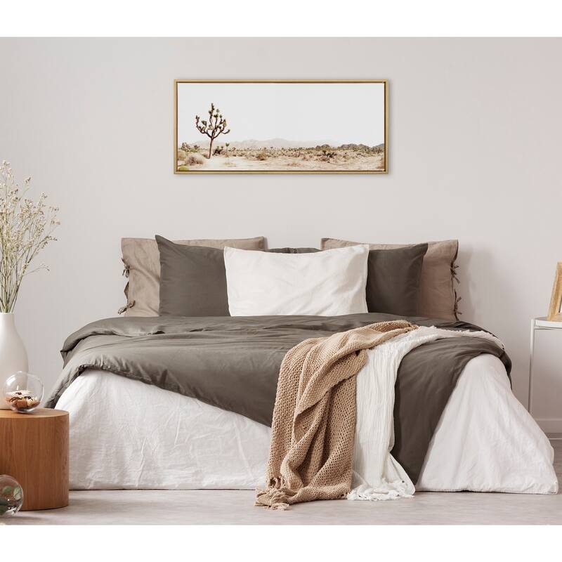 Kate and Laurel Sylvie Joshua Tree Framed Canvas by Amy Peterson