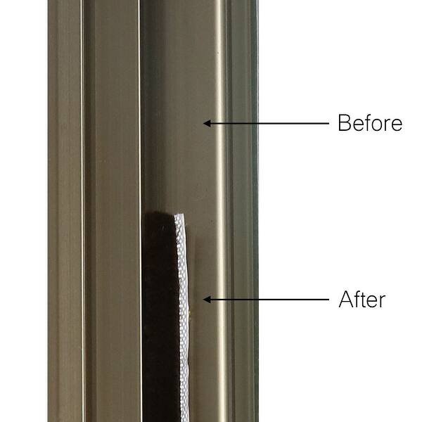 Shop Door Seal Strip Weather Stripping For Window Brown 16 4 Ft 3