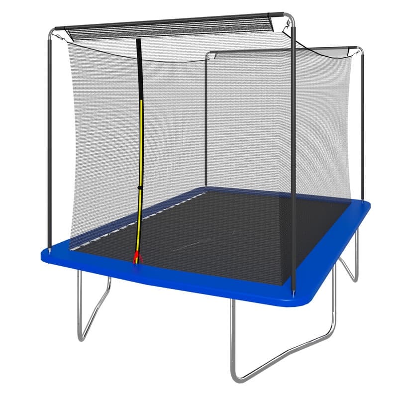 8ft x 12ft Rectangular Trampoline with Safety Enclosure ,Blue - On Sale ...