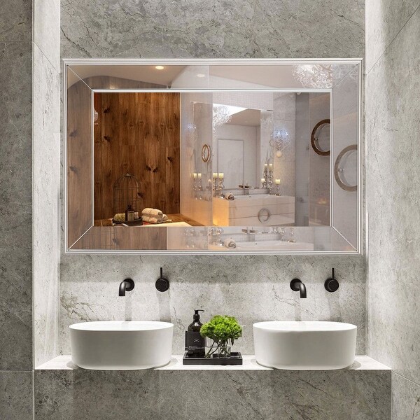 large framed wall mirror
