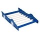 preview thumbnail 21 of 23, Full Size Race Car-Shaped Platform Bed with Wheels Wooden Platform Bed Frame with Support Slats, Twin Floor Bed