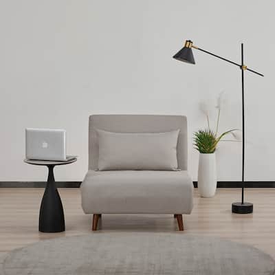 Artdeco Home - Tustin Upholstered Convertible Lounge/ Sleeper Chair