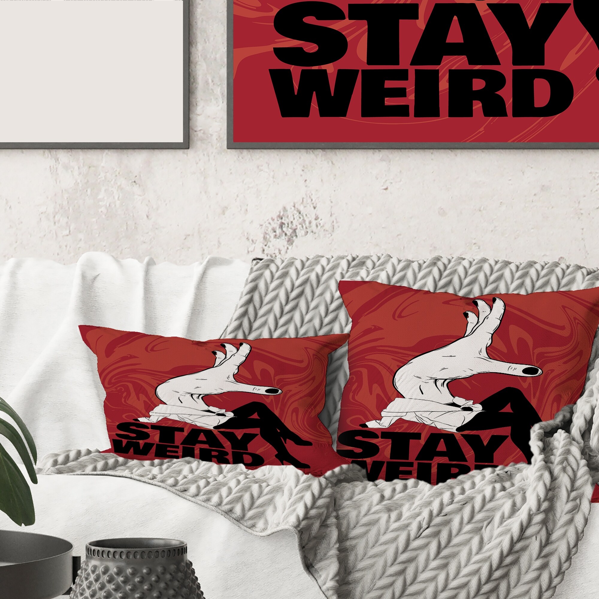 Weird online throw pillows