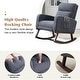 preview thumbnail 23 of 105, HOMYKA Rocking Chair for Nursery with Footrest