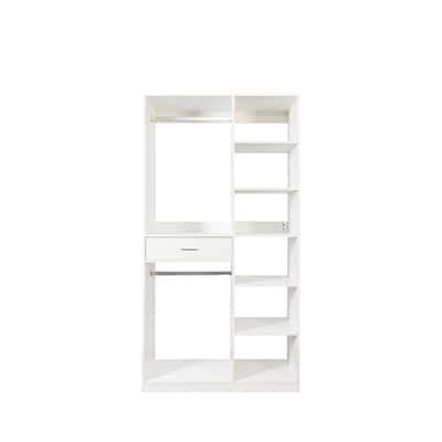 74.8"H Freestanding Open Storage Wardrobe Closet for Bedroom Walk-In Closet Office