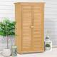 Garden Shed 3-tier Patio Storage Cabinet