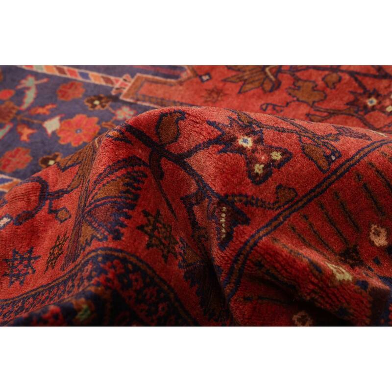 ECARPETGALLERY Hand-knotted Teimani Dark Copper Wool Rug - 3'8 x 6'7