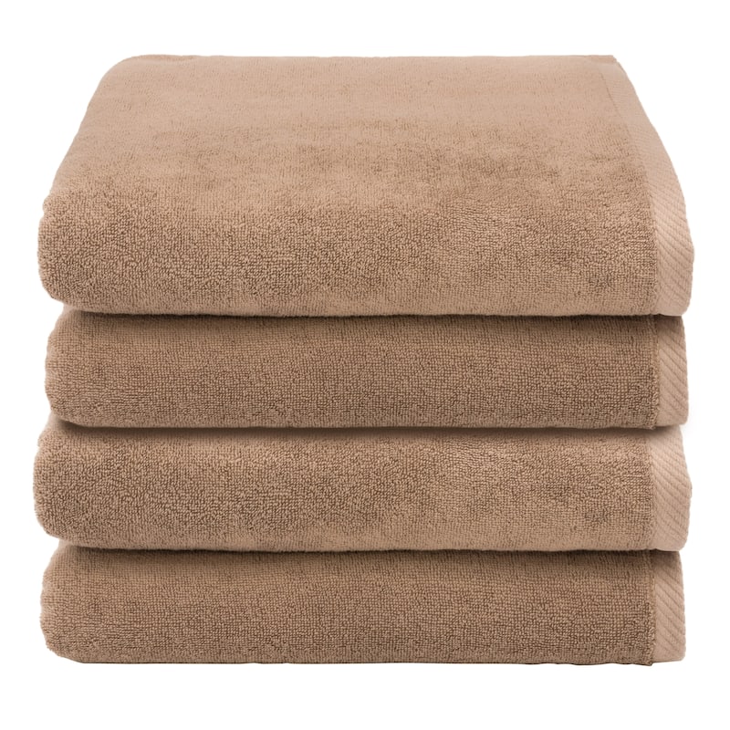 Authentic Hotel and Spa 100% Turkish Cotton Ediree Bath Towels- Set of 4