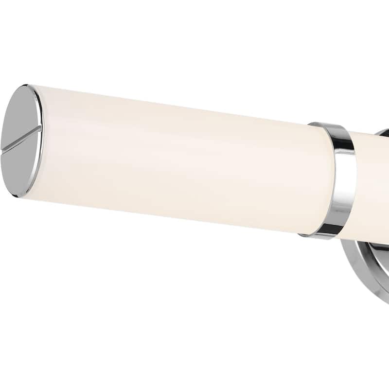 Kichler 55188LED Rosh 24" Wide LED Bath Bar with White Glass Shade