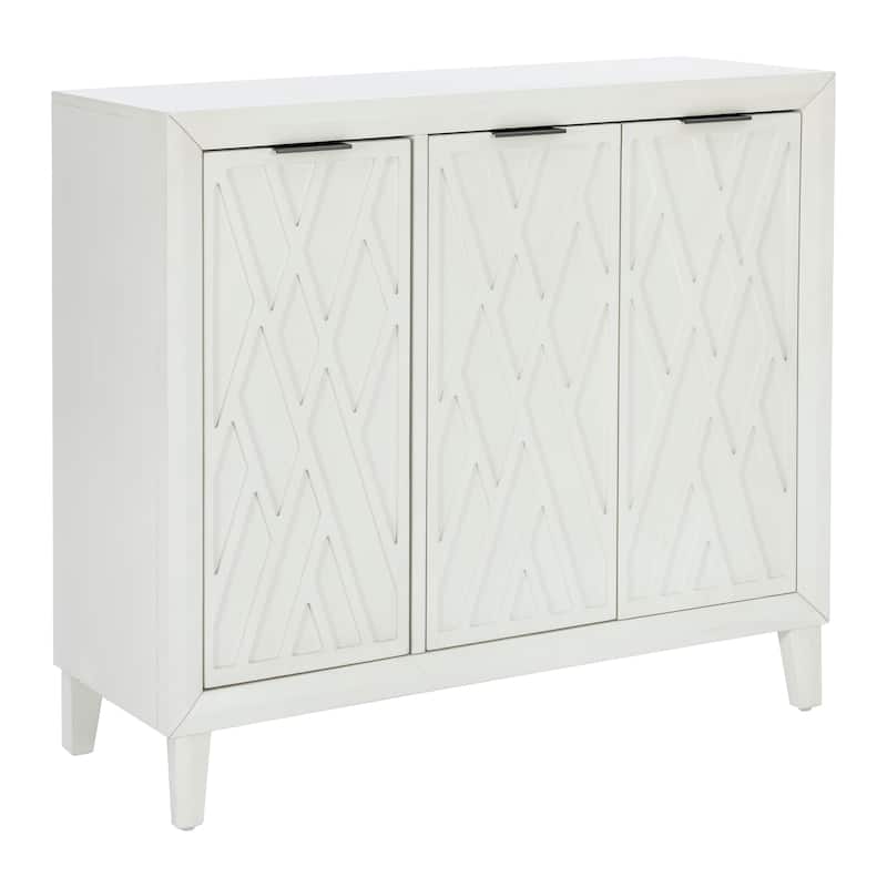 Camlin Wood 3-Door Adjustable Accent Cabinet