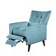 preview thumbnail 14 of 39, Aurora Modern Manual Recliner Set of 2 with Solid Wooden Legs