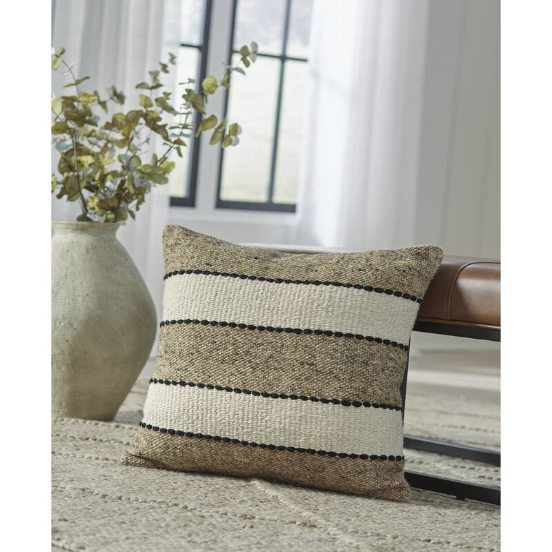 Signature Design by Ashley Rueford Brown/Black Pillow
