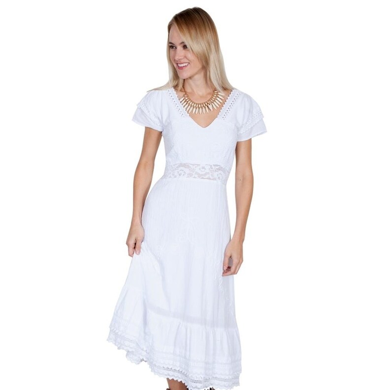 Shop Scully Western Dress Womens Cantina Cap Sleeve Soutache