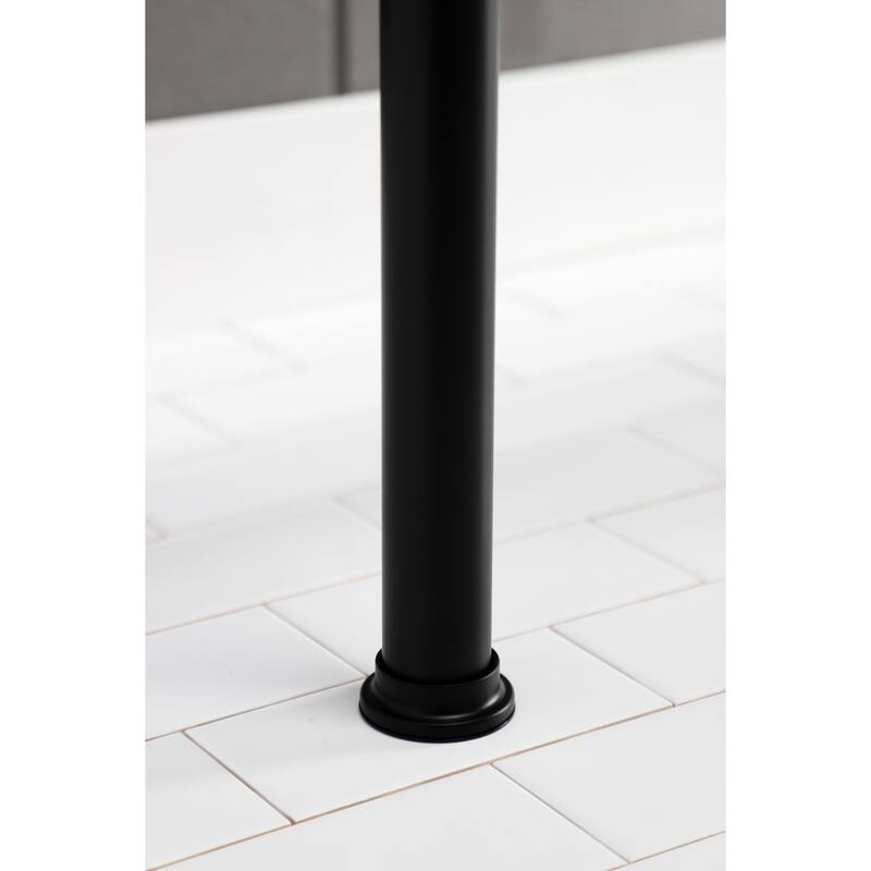 Kingston Brass Fauceture Stainless Steel Console Sink Legs