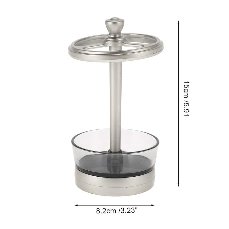 1 Pc Women Toothbrush Holder for Bathroom - Silver Tone