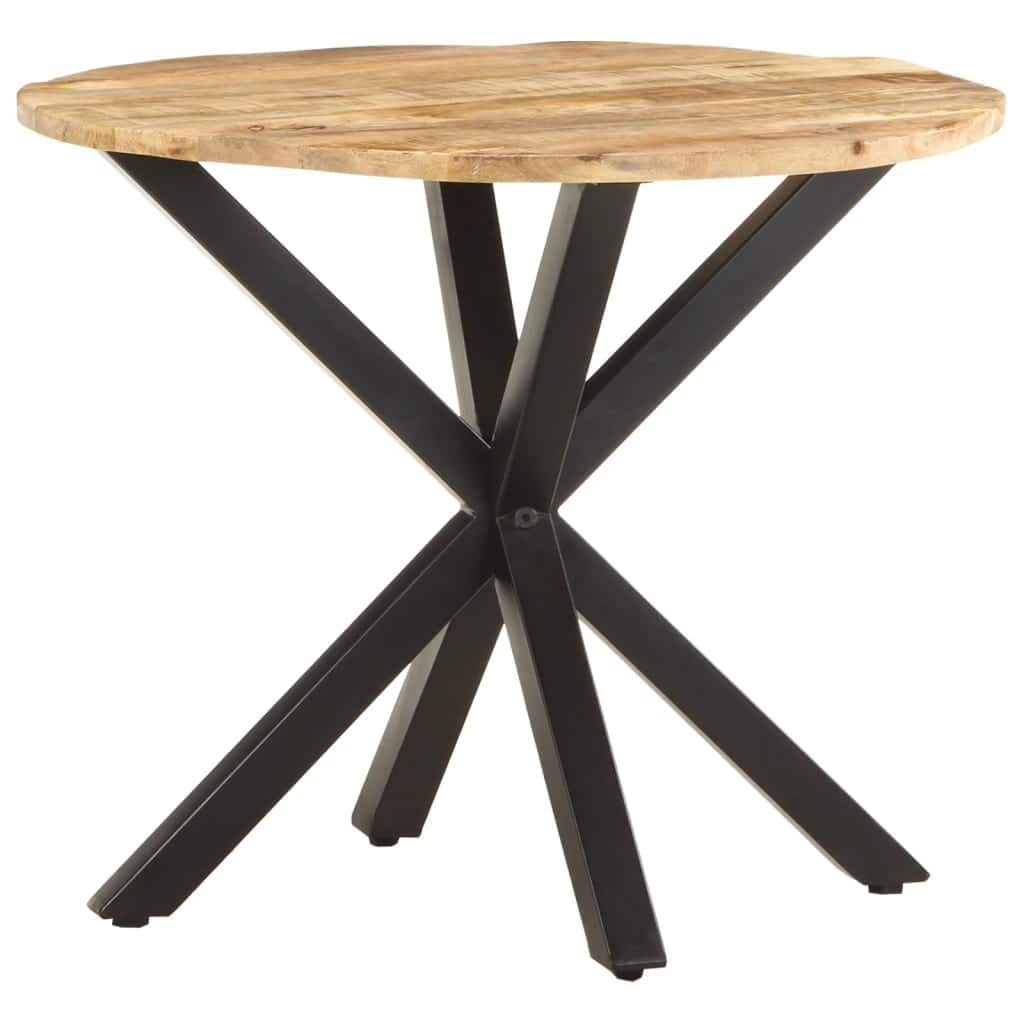vidaXL Side Table 26.8"x26.8"x22" Solid Mango Wood - 26.8" x 26.8" x 22"
