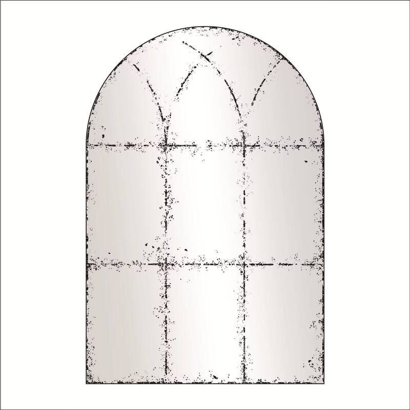 Semicircular Wall Mounted Mirror Versatile Home Decor Ideal