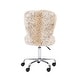 preview thumbnail 48 of 52, Clara Faux Fur Armless Office Chair
