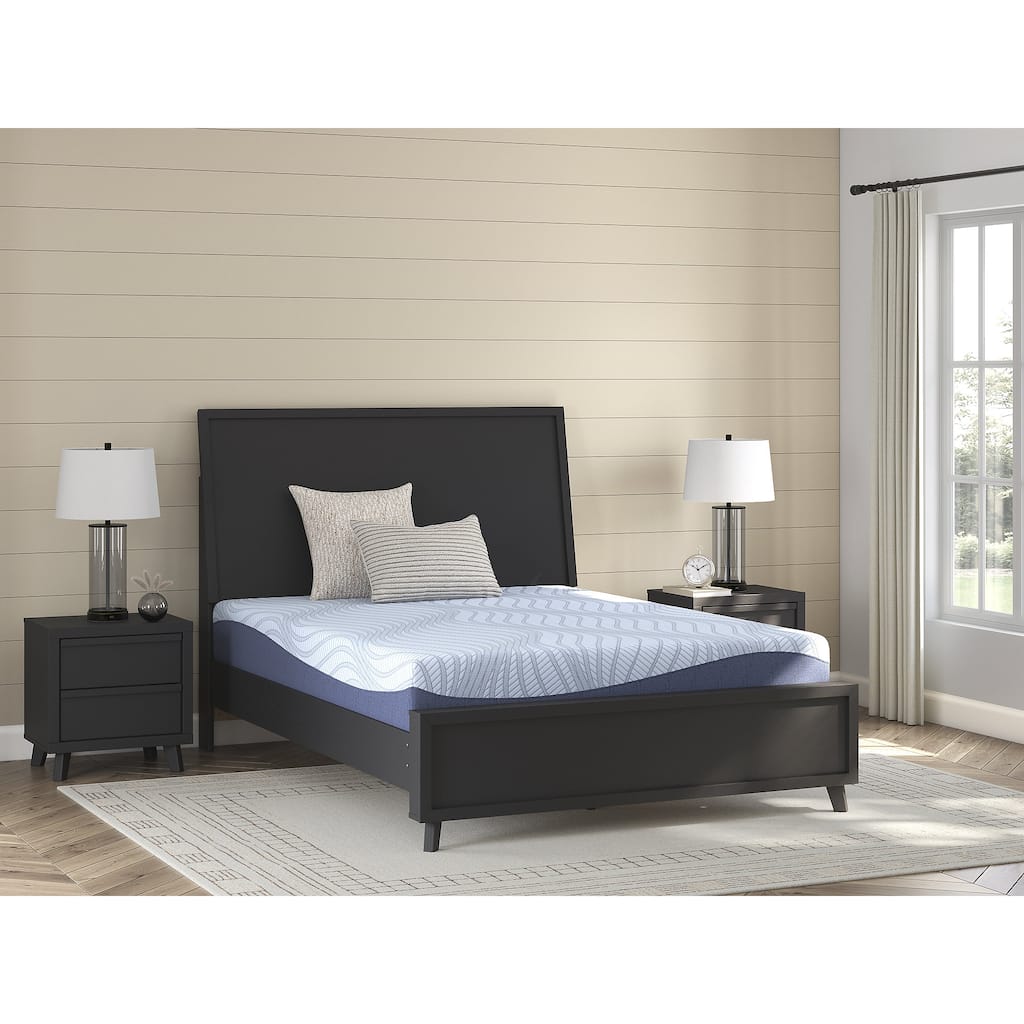 Signature Design by Ashley Peak 2.0 10 Memory Foam Light Blue Mattress