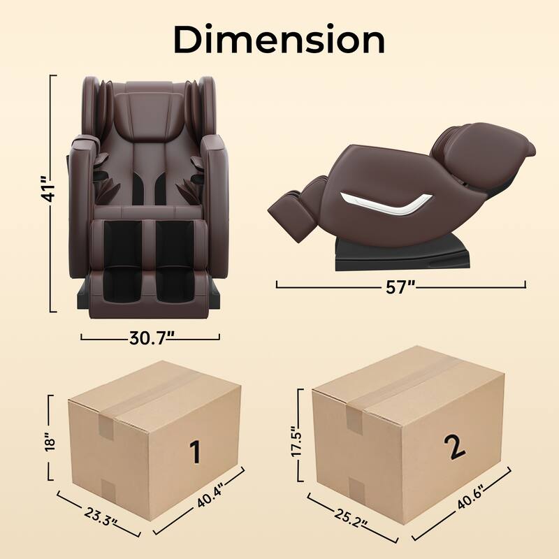 Ukuowu Favor-SS01 heated Full Body Massage Chair with zero gravity mode and Bluetooth music player