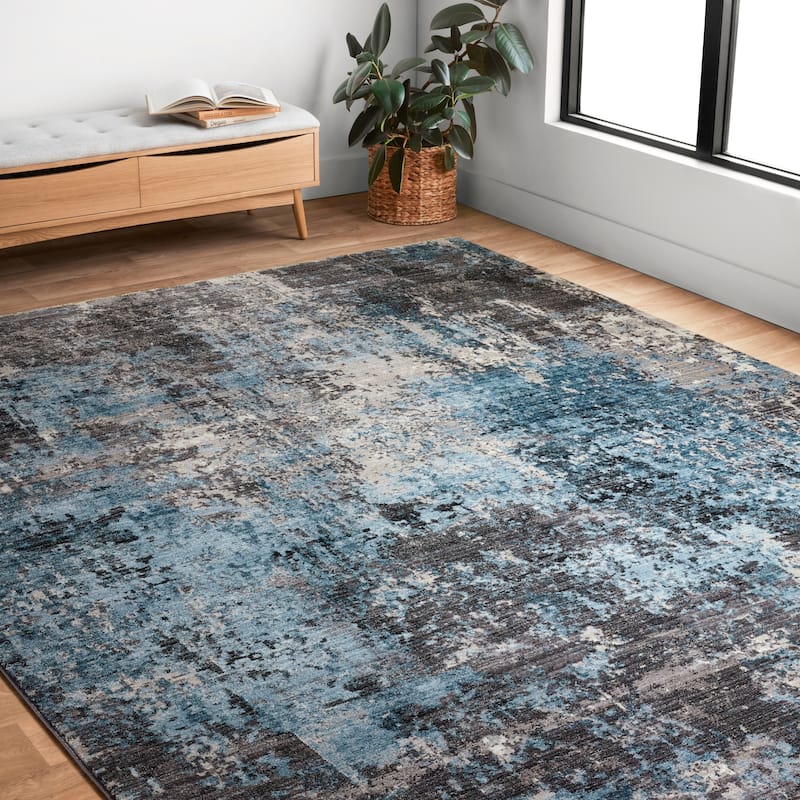 Alexander Home Hondo Mid-century Modern Abstract Area Rug