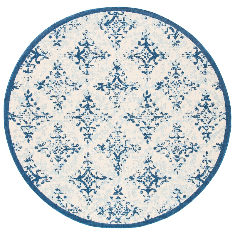 SAFAVIEH Courtyard Crocifissa Indoor/ Outdoor Waterproof Patio Backyard Rug