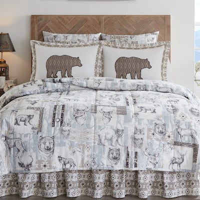 Park Designs Wild And Beautiful Queen Bedskirt